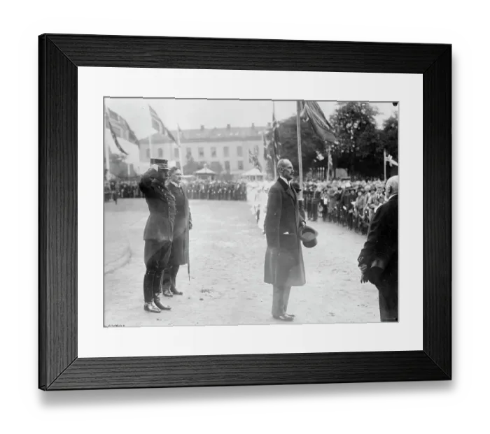Framed Print : King Haakon At a Summer Festival Framed Print : King Haakon At a Summer Festival