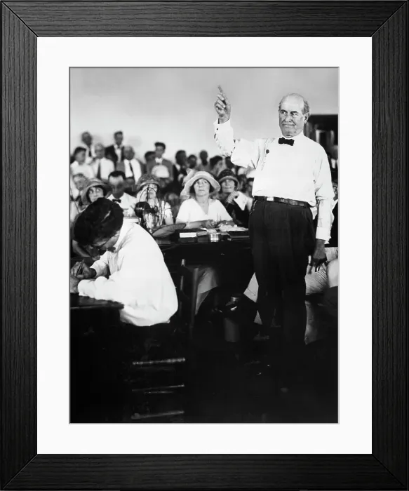 Framed Print : William J. Bryan Gestures During Speech Framed Print : William J. Bryan Gestures During Speech
