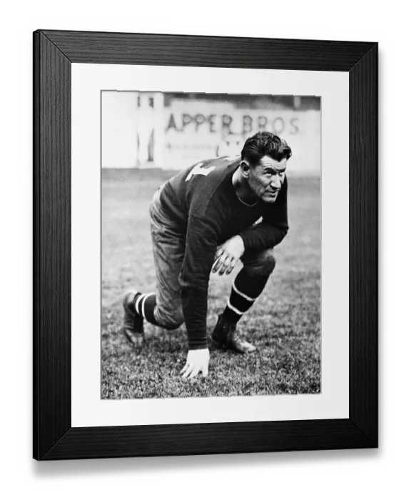 Framed Print : Jim Thorpe in Football Jersey