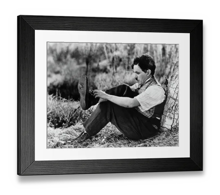 Framed Print : Charlie Chaplin In Gold Rush