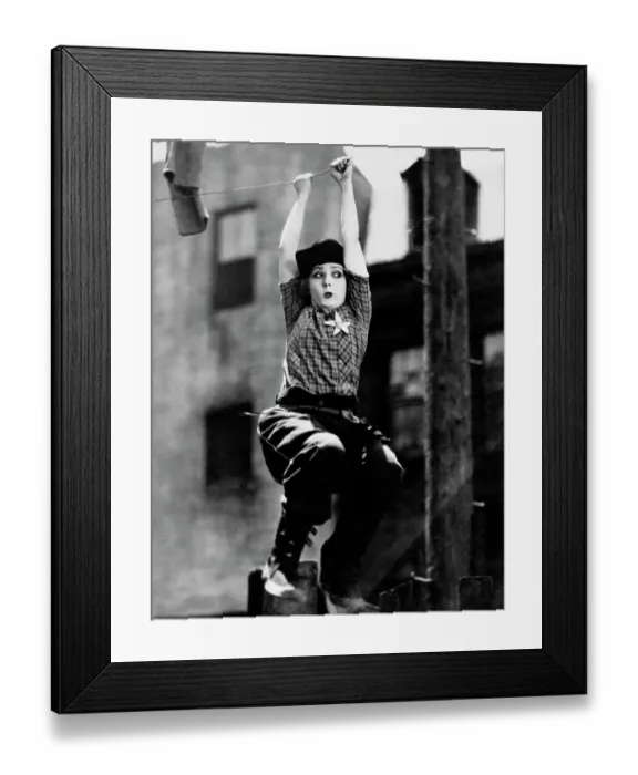 Framed Print : Mary Pickford Appearing in Little Annie Rooney