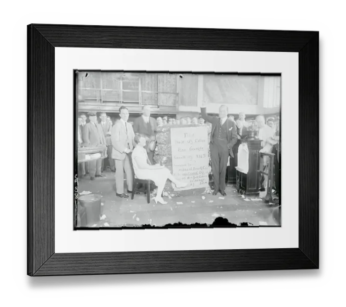Framed Print : View of Cotton Auction Framed Print : View of Cotton Auction