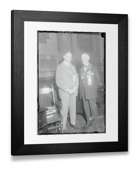 Framed Print : Olvany and Governor Smith Framed Print : Olvany and Governor Smith