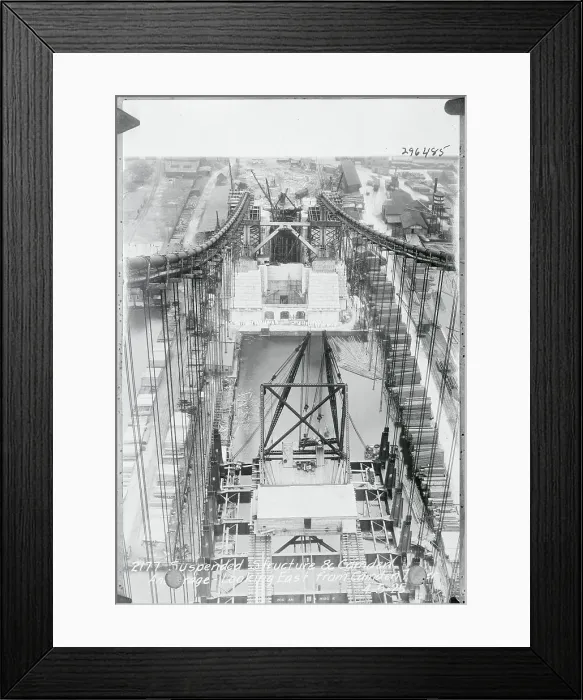Framed Print : View of Camden Bridge