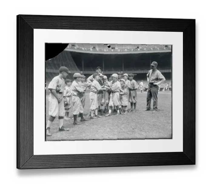 Framed Print : Young Players Choosing First Up Framed Print : Young Players Choosing First Up