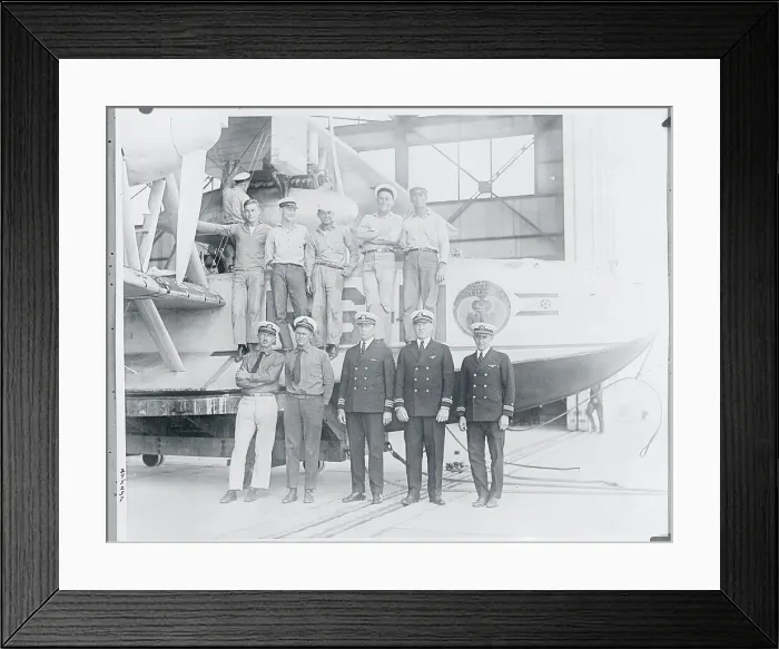 Framed Print : John Rogers and Flight Crew