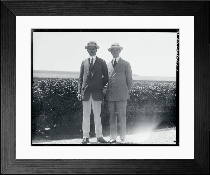 Framed Print : Portrait of Two Men Framed Print : Portrait of Two Men