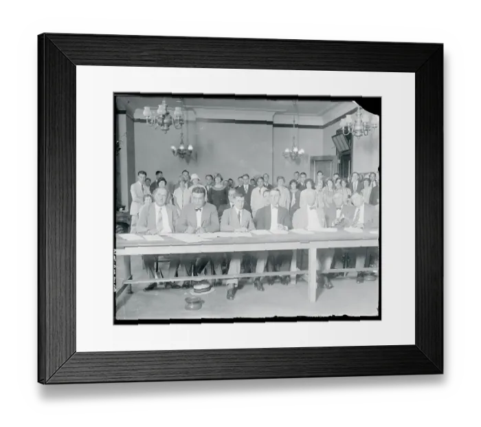 Framed Print : Senate Hearing on Legality of Arrow Marked Ballots Framed Print : Senate Hearing on Legality of Arrow Marked Ballots