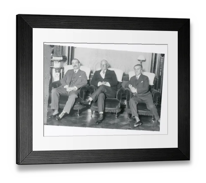 Framed Print : Political Heads Planning Attack Against Riffians Framed Print : Political Heads Planning Attack Against Riffians