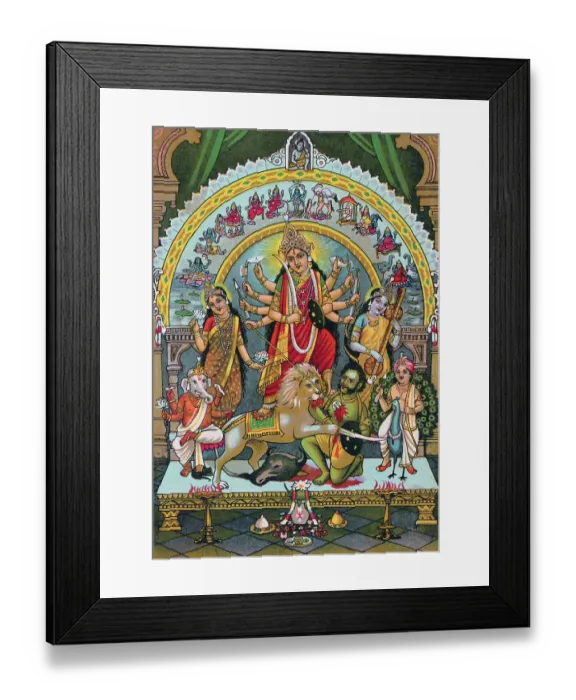 Framed Print : Religious Painting of India Framed Print : Religious Painting of India