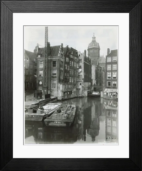Framed Print : The City of Achterburgwal Framed Print : The City of Achterburgwal