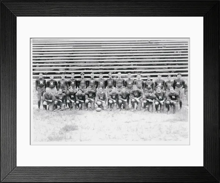 Framed Print : Marine Corps. Football Team Framed Print : Marine Corps. Football Team