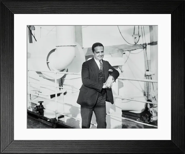 Framed Print : Portrait of Vincent Lopez Framed Print : Portrait of Vincent Lopez