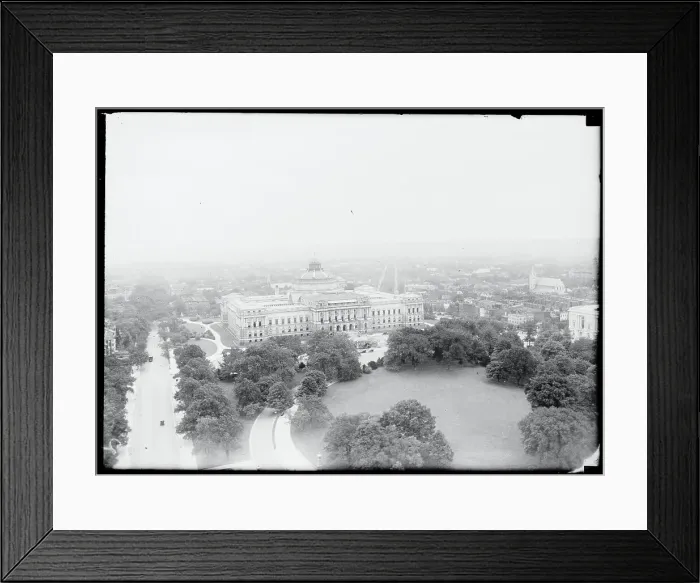 Framed Print : View of Congressional Library Framed Print : View of Congressional Library