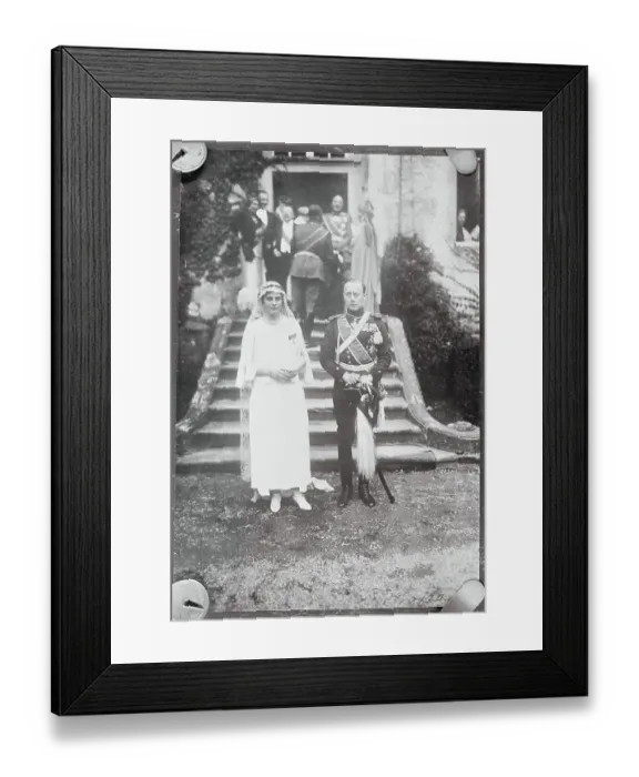 Framed Print : Prince Wolgang von Hessin with Princess Maria Framed Print : Prince Wolgang von Hessin with Princess Maria
