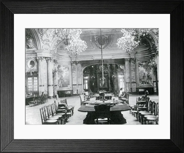 Framed Print : Interior View of Roulette Room of Monaco Framed Print : Interior View of Roulette Room of Monaco