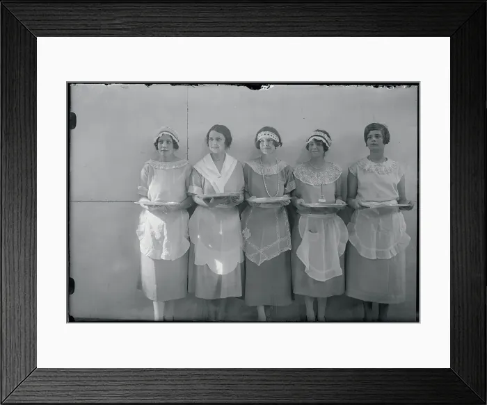 Framed Print : Portrait of Society Debutantes Framed Print : Portrait of Society Debutantes