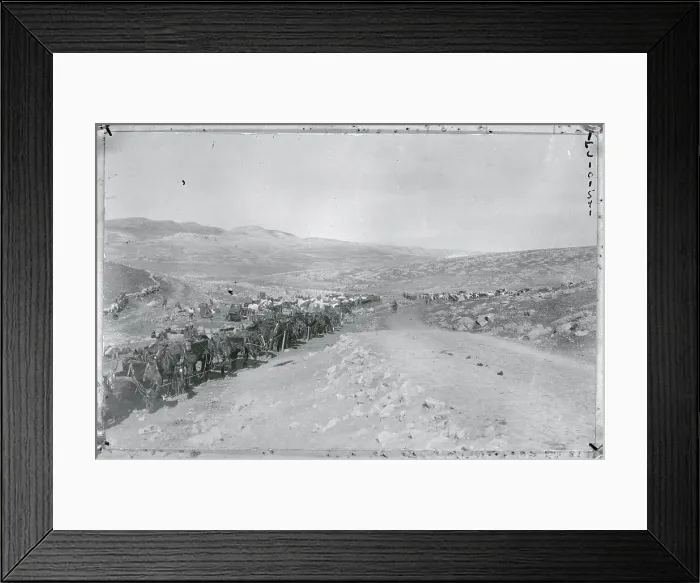 Framed Print : Soldiers Marching Into Settlements Near Hillside Framed Print : Soldiers Marching Into Settlements Near Hillside