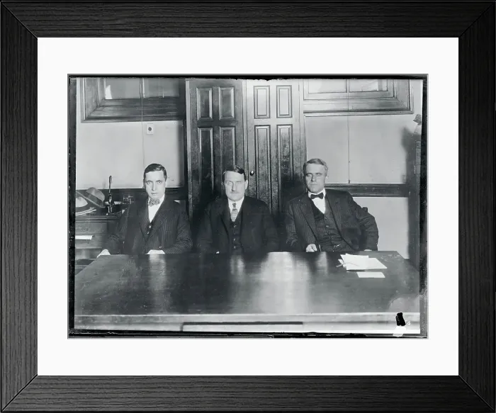 Framed Print : Portrait of Three Men Framed Print : Portrait of Three Men