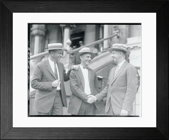 Framed Print : Socialite Friends Greeting One Another Framed Print : Socialite Friends Greeting One Another