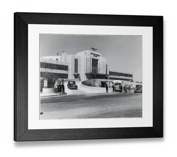Framed Print : La Guardia Field Terminal Framed Print : La Guardia Field Terminal