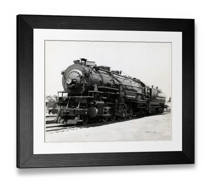 Framed Print : Modern Oil-Burning Locomotive Framed Print : Modern Oil-Burning Locomotive