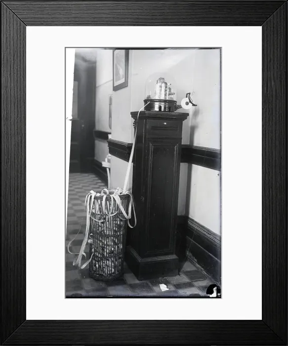 Framed Print : Ticker In A Stockbroker'S Office Framed Print : Ticker In A Stockbroker'S Office