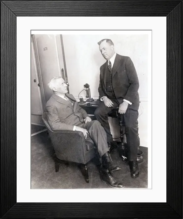 Framed Print : Senators Reed And Borah Framed Print : Senators Reed And Borah