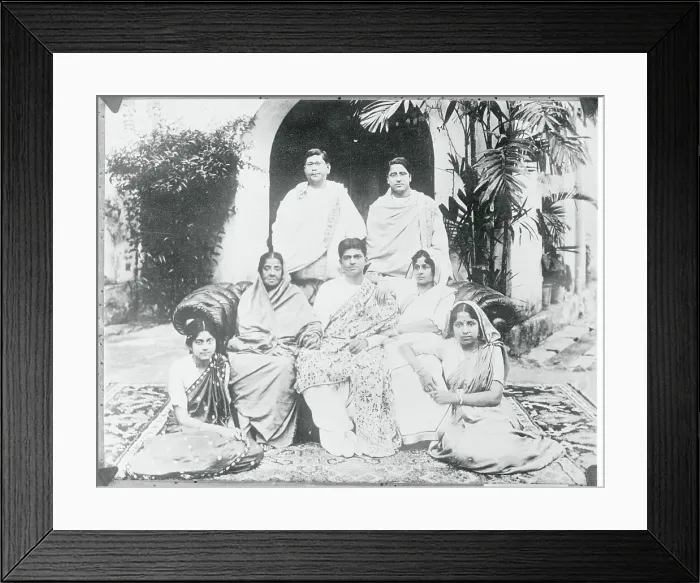 Framed Print : Portrait of D.R. Das with Family Framed Print : Portrait of D.R. Das with Family