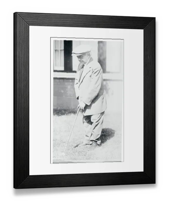 Framed Print : Vladimir von Pachmann Playing Golf
