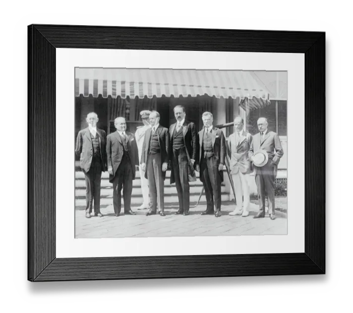 Framed Print : President Coolidge with Group Framed Print : President Coolidge with Group