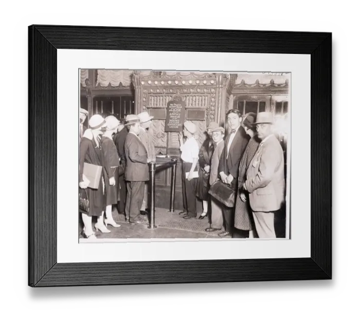 Framed Print : Union Strike Closes Movie Theater Framed Print : Union Strike Closes Movie Theater
