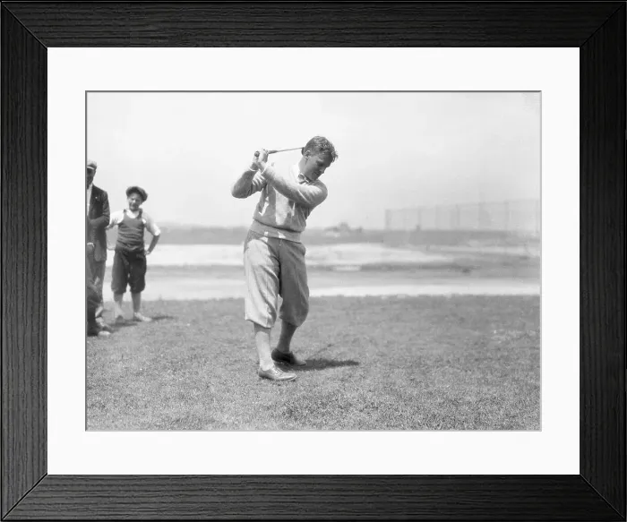 Framed Print : Bobby Jones Swinging His Golf Club Framed Print : Bobby Jones Swinging His Golf Club