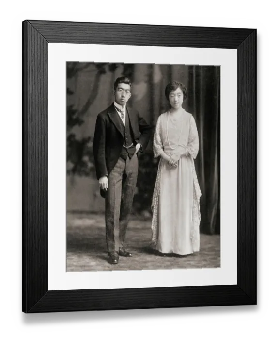 Framed Print : Prince Hirohito and Princess Nagato Framed Print : Prince Hirohito and Princess Nagato