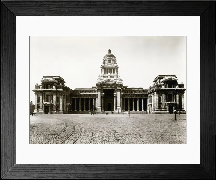 Framed Print : Exterior and Front of Brussels Palace Framed Print : Exterior and Front of Brussels Palace
