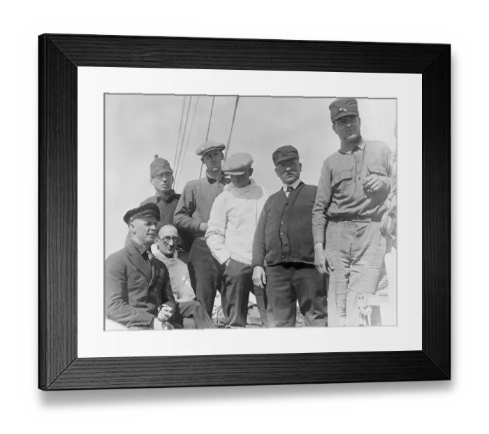 Framed Print : Portrait of Polar Expedition Members Framed Print : Portrait of Polar Expedition Members