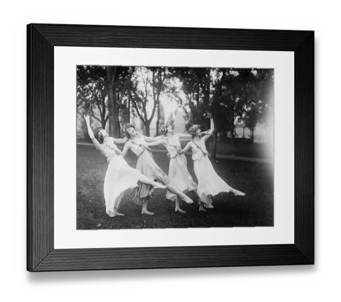 Framed Print : Four Women Dancing Framed Print : Four Women Dancing