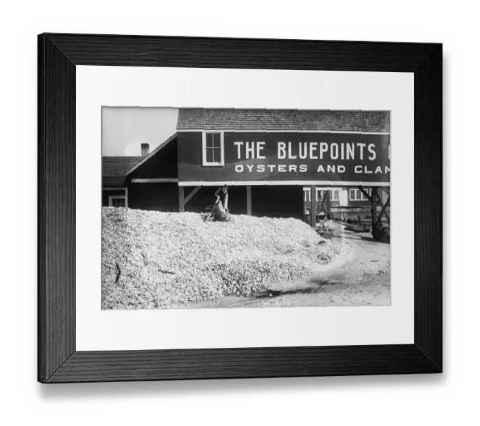 Framed Print : Oytser and Clam Processing Plant Framed Print : Oytser and Clam Processing Plant