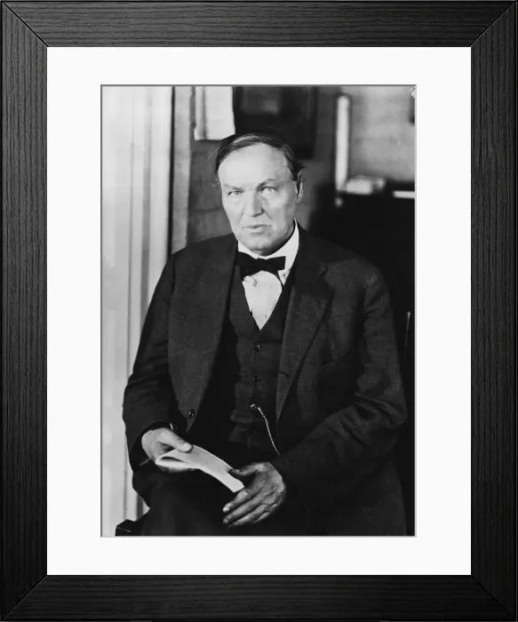 Framed Print : Portrait of Clarence Darrow Framed Print : Portrait of Clarence Darrow