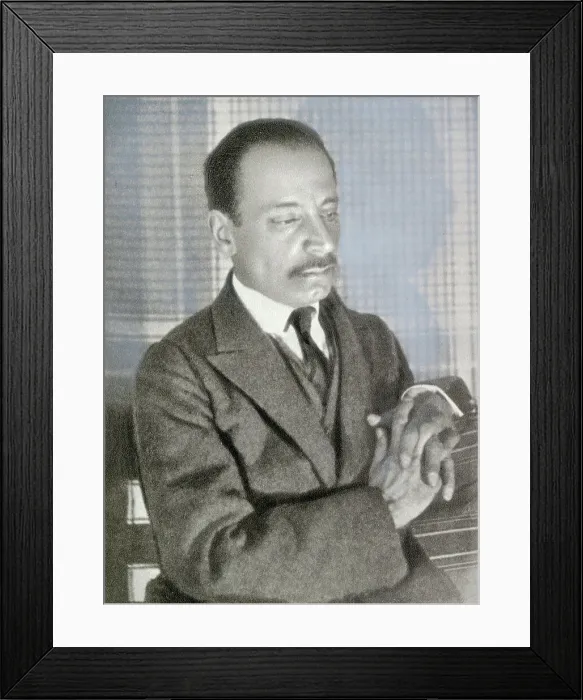 Framed Print : Rainer Maria Rilke Posing with Clasped Hands Framed Print : Rainer Maria Rilke Posing with Clasped Hands