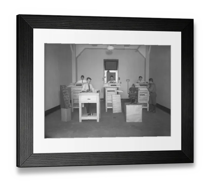Framed Print : American Type Foundry--Commercial Job Framed Print : American Type Foundry--Commercial Job