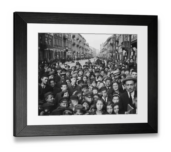 Framed Print : Sea of Faces Framed Print : Sea of Faces