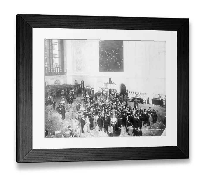 Framed Print : Interior View of the New York Stock Exchange Framed Print : Interior View of the New York Stock Exchange