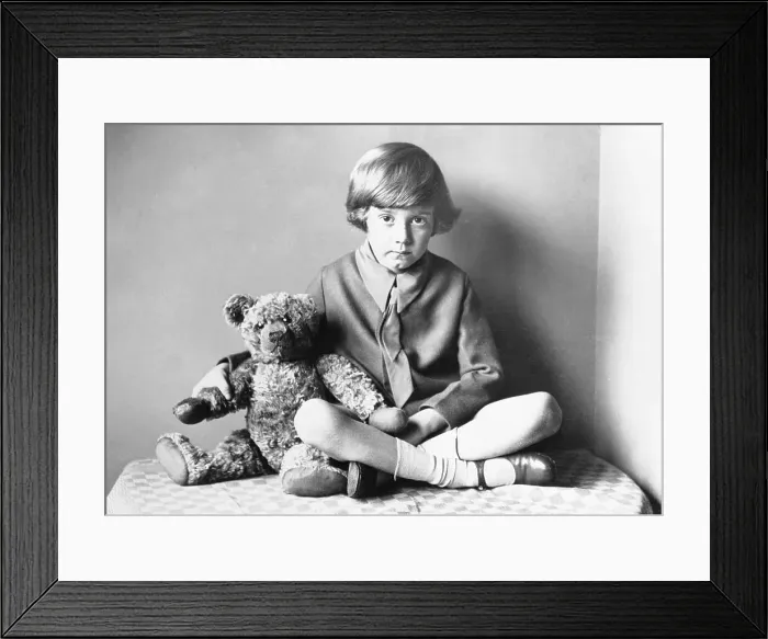 Framed Print : Christopher Robin Milne And Teddy Bear Framed Print : Christopher Robin Milne And Teddy Bear