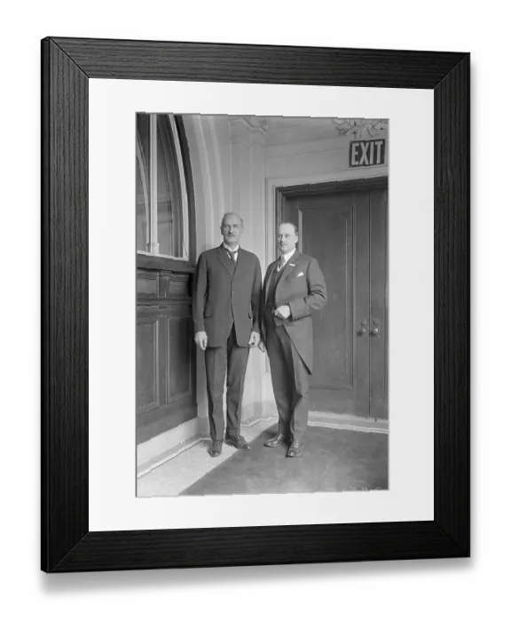 Framed Print : T. Coleman Du Pont and William H. Barr