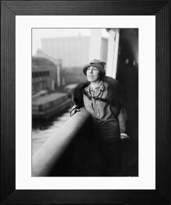 Framed Print : Portrait of Edna Ferber Framed Print : Portrait of Edna Ferber