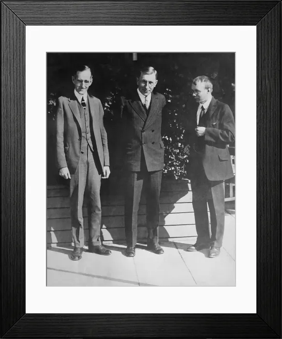 Framed Print : Insulin Discoverers Posing for Camera Framed Print : Insulin Discoverers Posing for Camera
