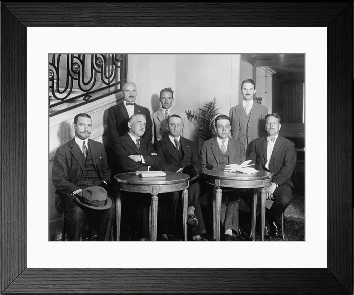 Framed Print : Portrait of American Soldiers of Fortune Framed Print : Portrait of American Soldiers of Fortune