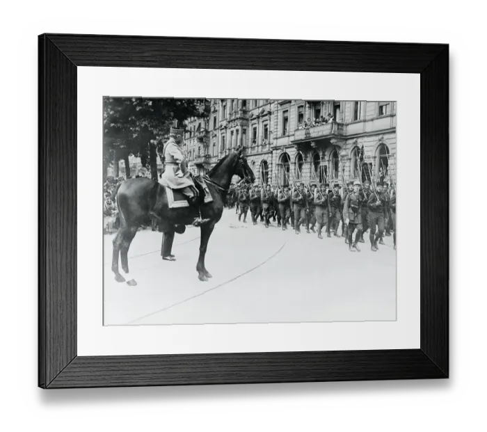 Framed Print : French Occupational Troops Leaving Germany Framed Print : French Occupational Troops Leaving Germany