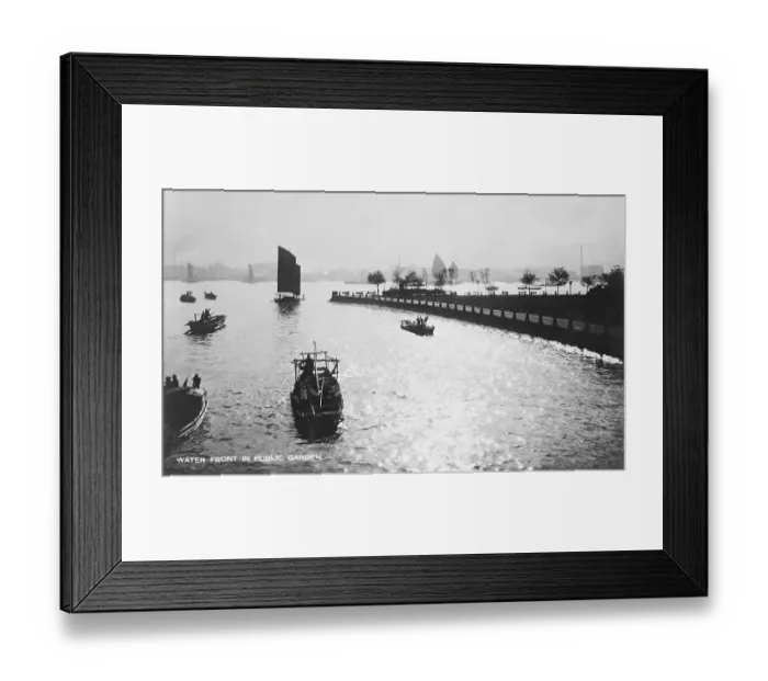 Framed Print : Huangpu River in Shanghai Framed Print : Huangpu River in Shanghai